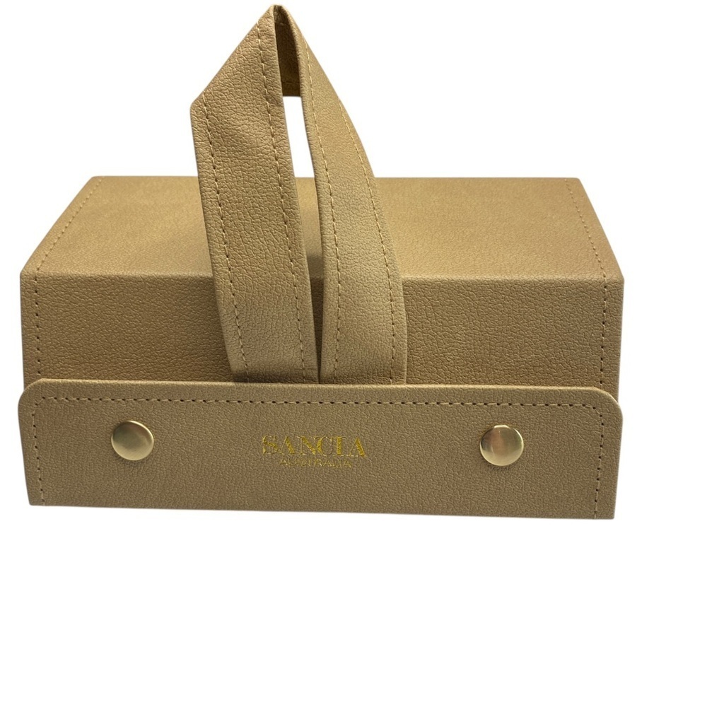 Sancia Tan Box Bag with Handle